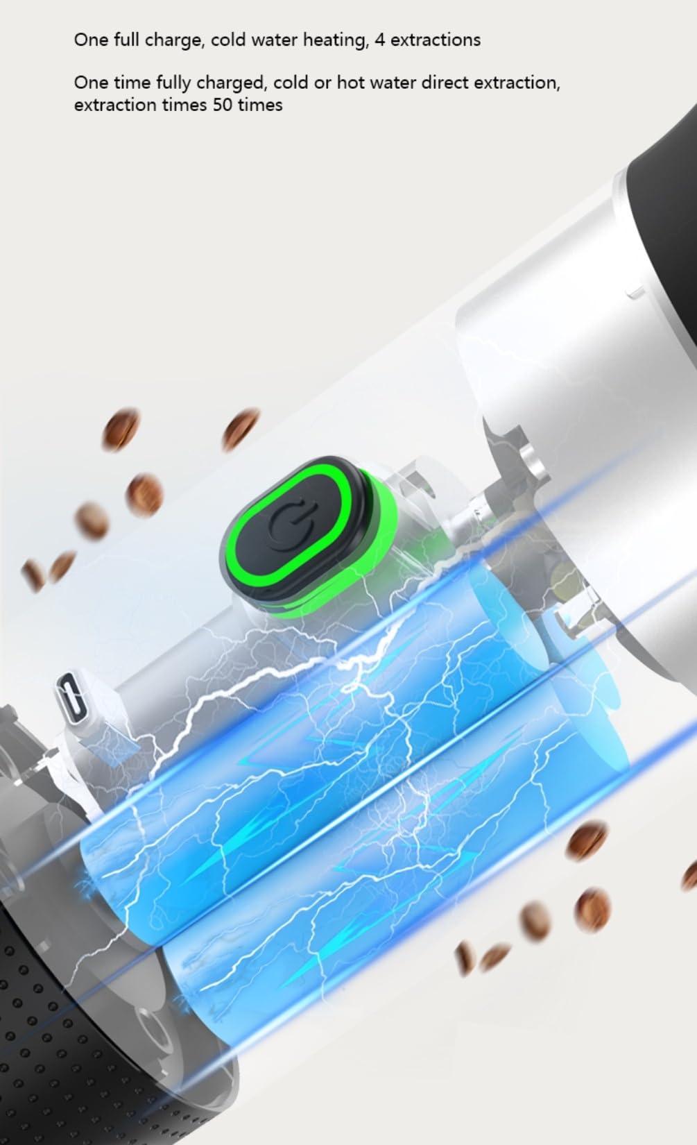 Electric Car Outdoor Travel Portable Capsule Coffee Machine Portable Espresso Machine