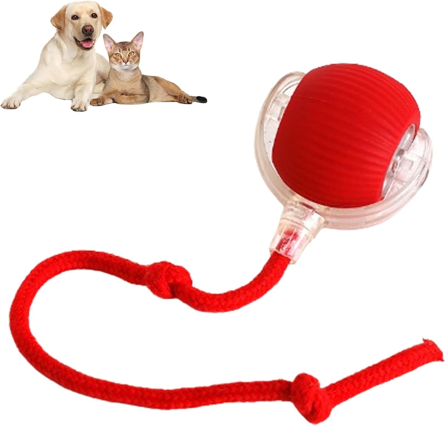Rolling Ball  For Dogs And Cats Doggie Ball Interactive Dog Smart Ball Toy Interactive Cat Ball Toy 360  Smart Automatic Rolling Pet Ball