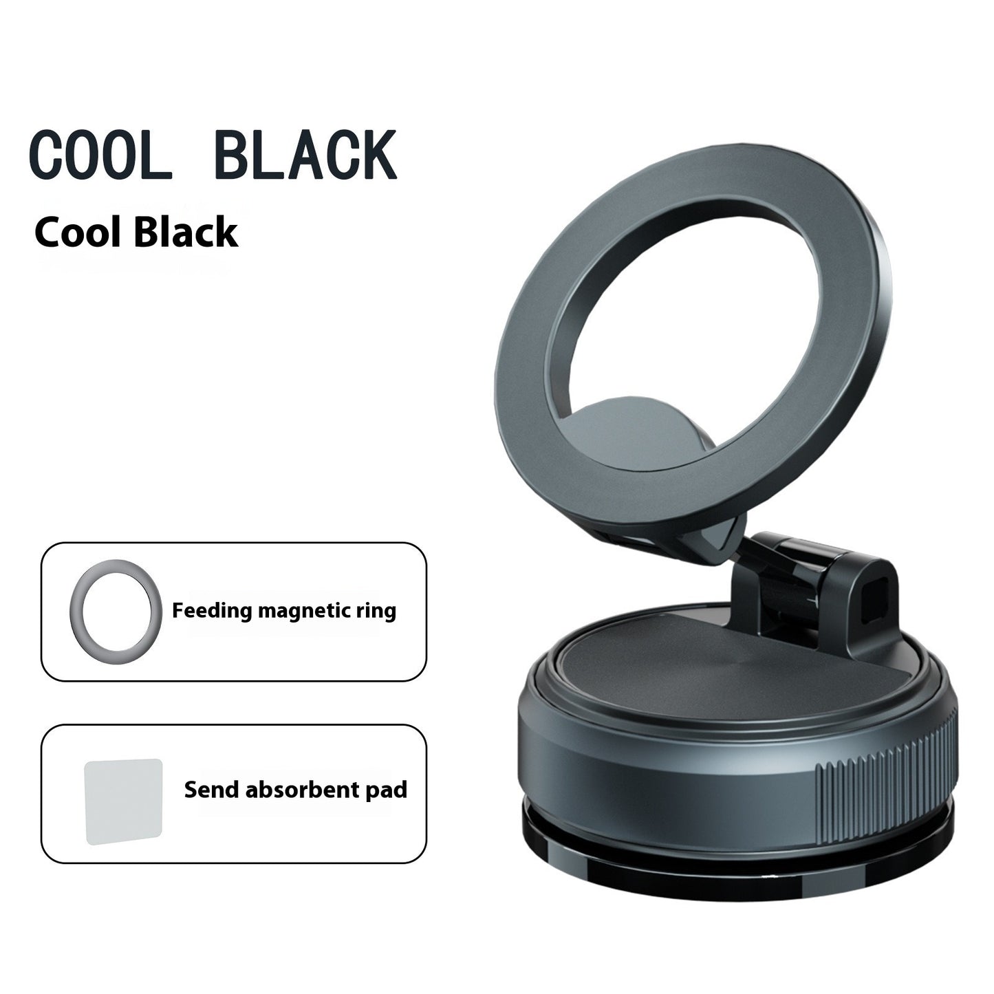 Magnetic Car Navigation Phone Holder Vacuum Sucker