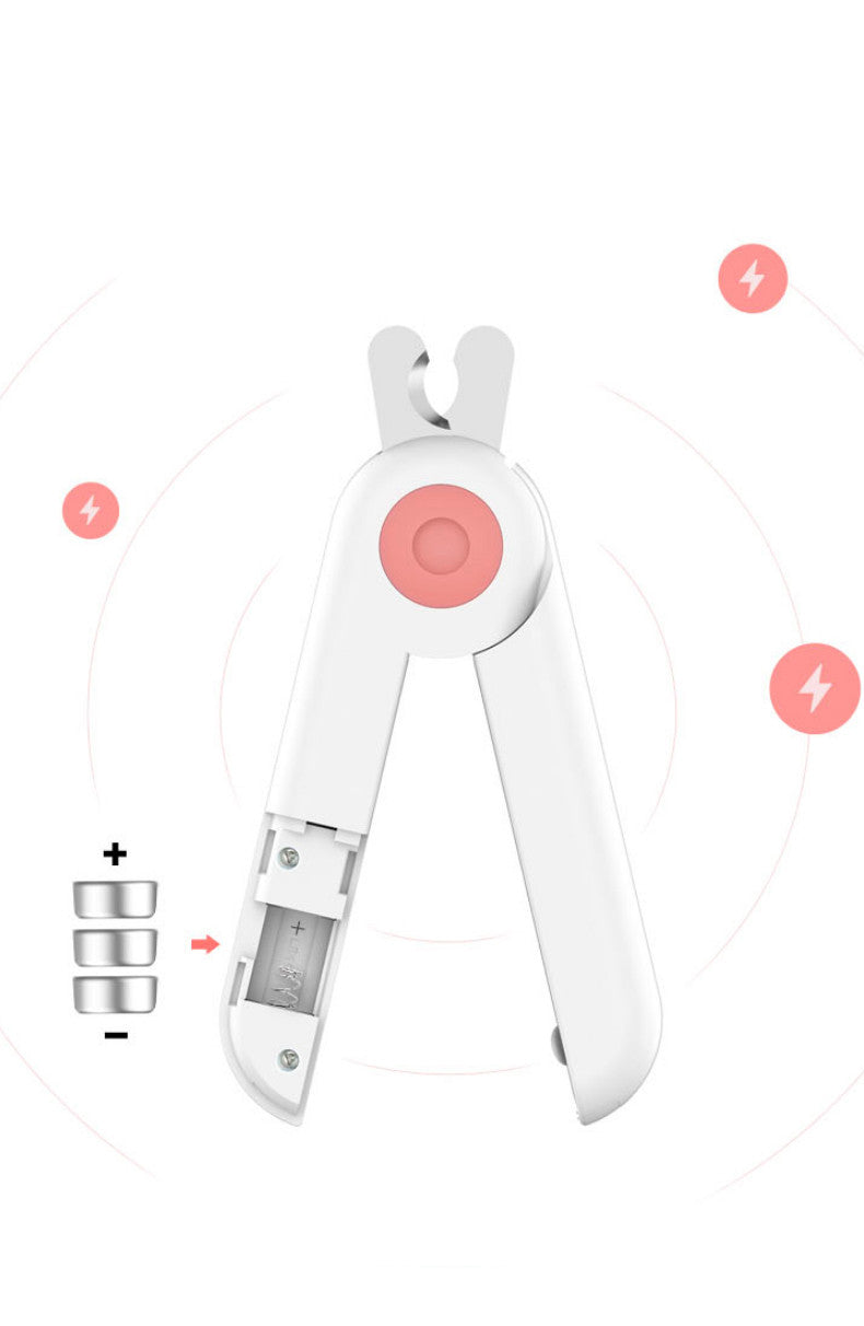 Pet Nail Clippers LED Light-Emitting Professional Pet Nail Clippers Dog Cat Cutter