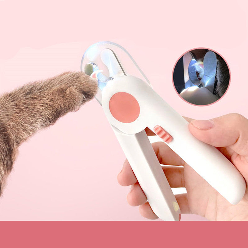 Pet Nail Clippers LED Light-Emitting Professional Pet Nail Clippers Dog Cat Cutter