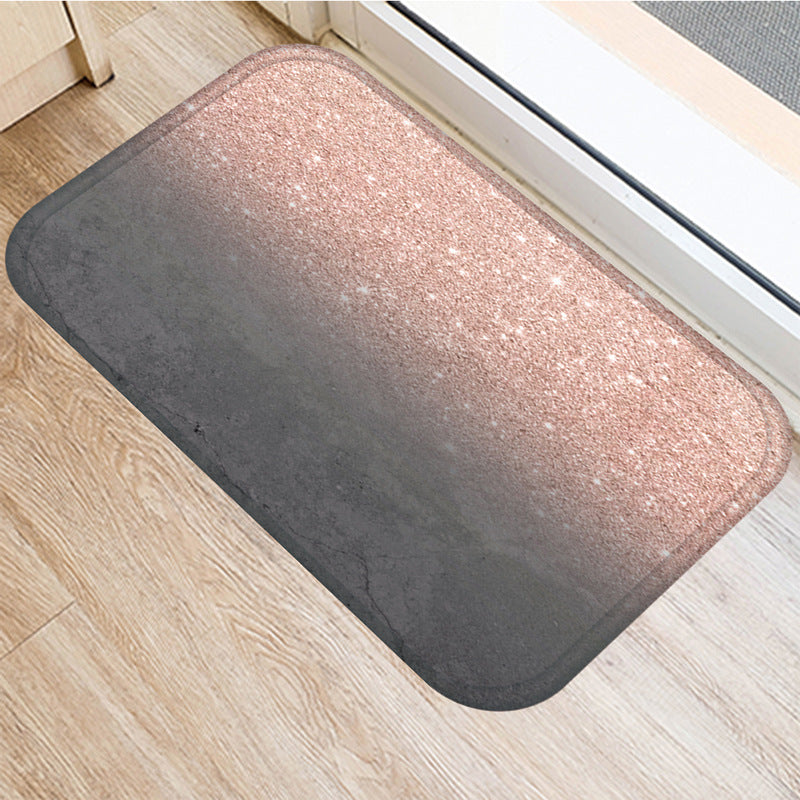 Striped Non-slip Mat Decorative Carpet Kitchen Mat