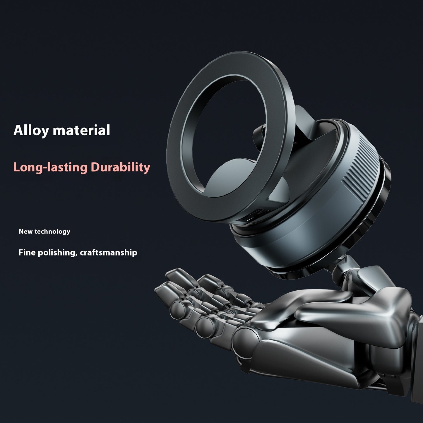 Magnetic Car Navigation Phone Holder Vacuum Sucker