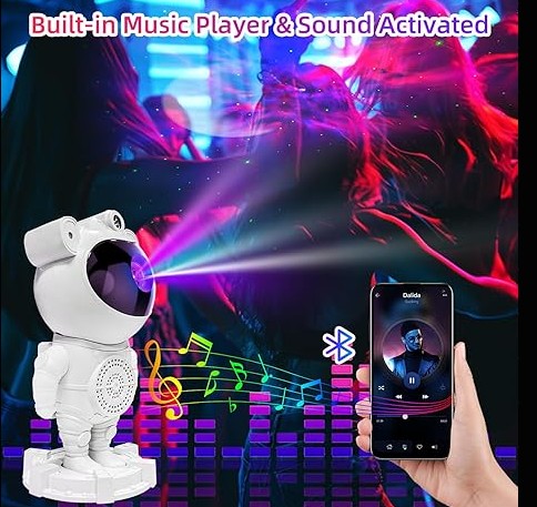Astronaut Projector Night Light Decoration Lighting