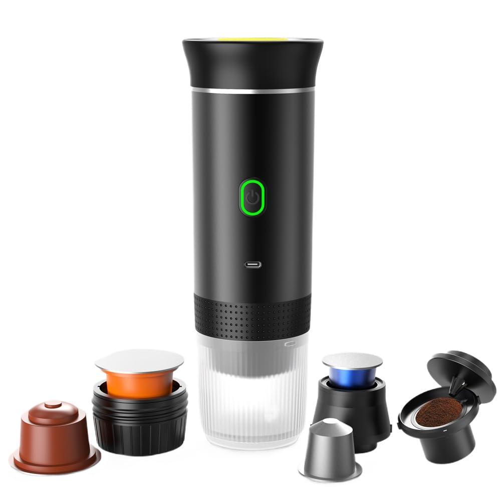 Electric Car Outdoor Travel Portable Capsule Coffee Machine Portable Espresso Machine