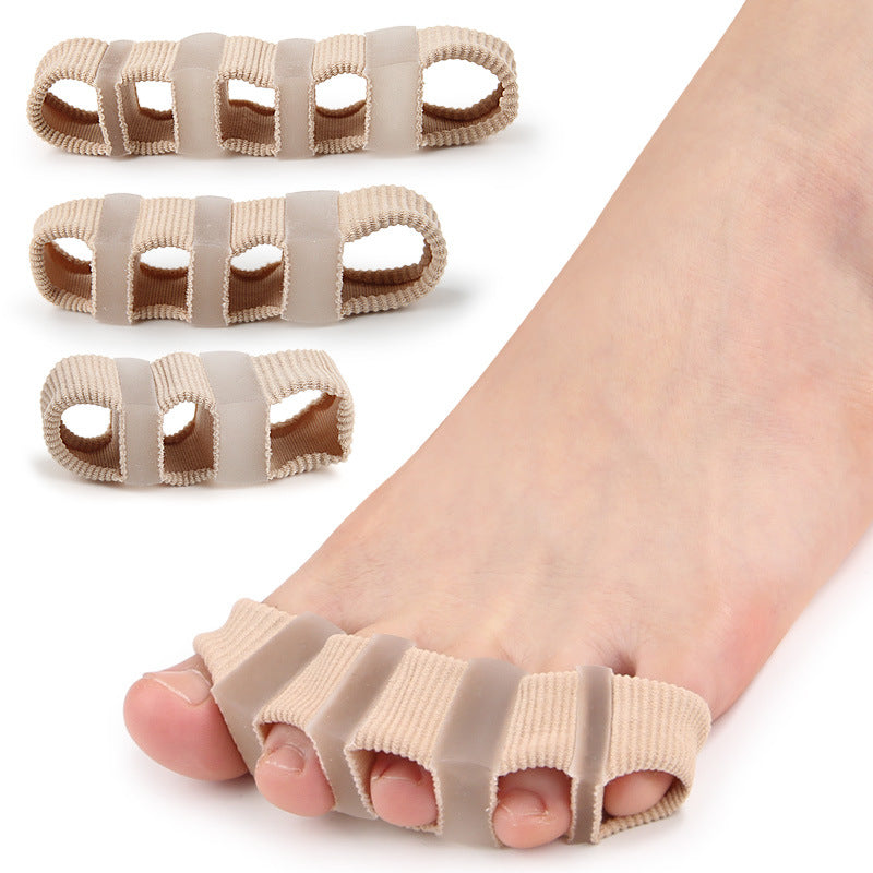 Five-hole Fiber Toe Separator Thumb Valgus Orthosis