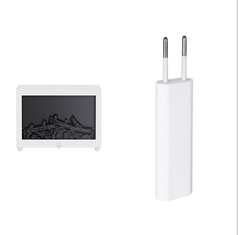 Home Flame Aromatherapy Colorful Essential 3D Flame Fireplace Oil Diffuser