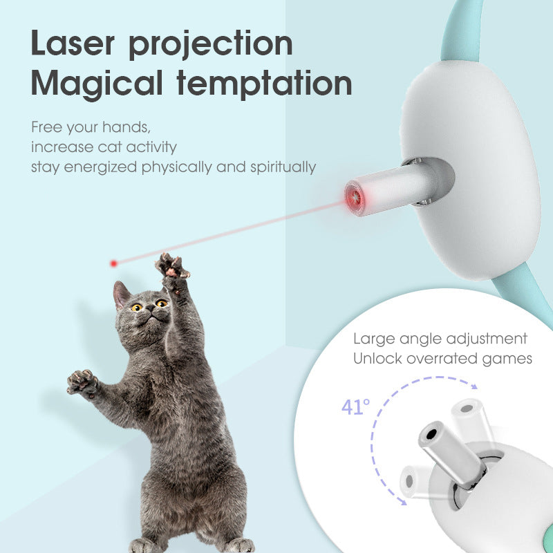 Automatic Cat Toy Smart Laser USB Charging Kitten Amusing Toys Interactive Training Pet Items