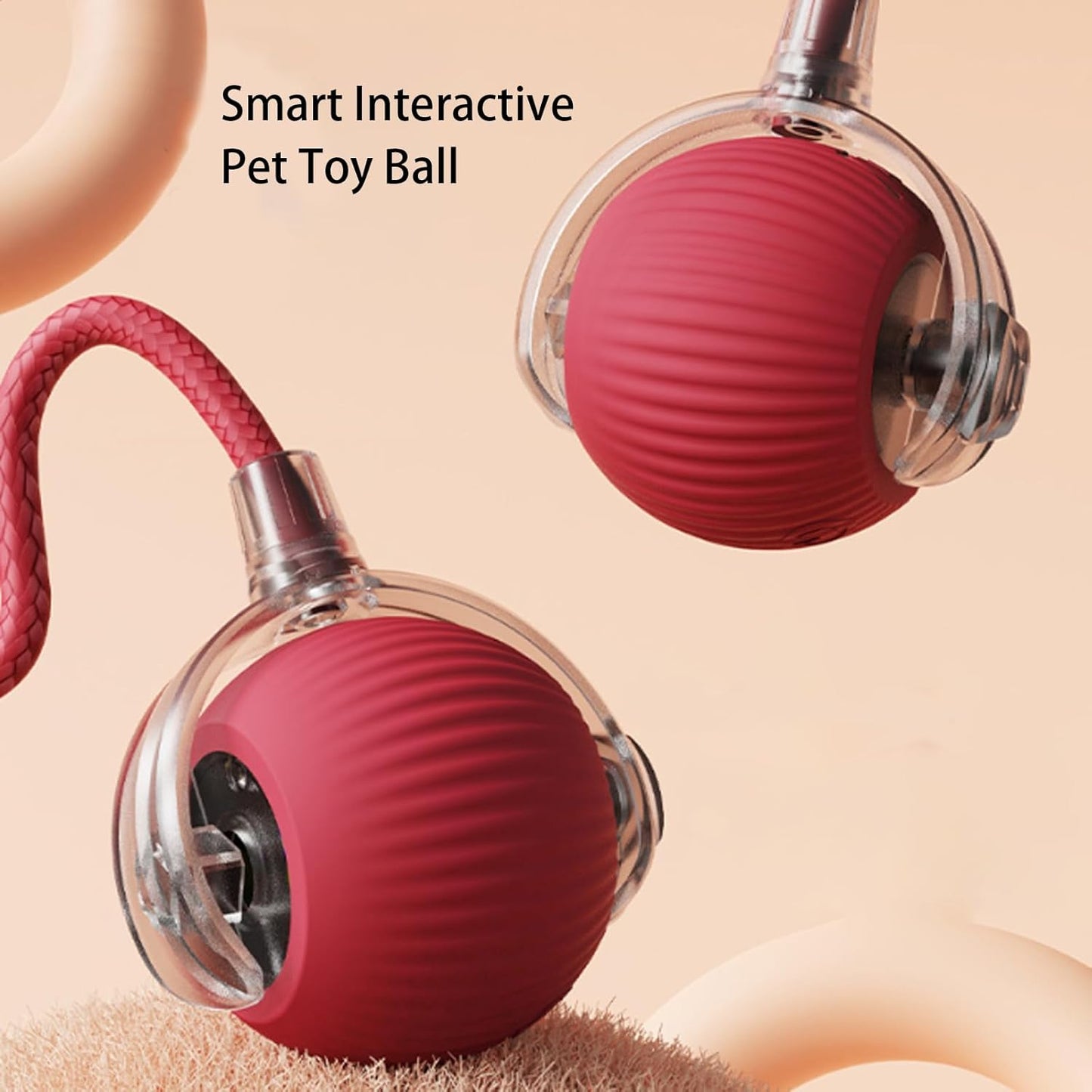 Rolling Ball  For Dogs And Cats Doggie Ball Interactive Dog Smart Ball Toy Interactive Cat Ball Toy 360  Smart Automatic Rolling Pet Ball
